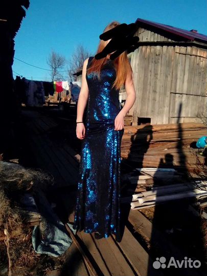 Вечернее платье 48 размер бу