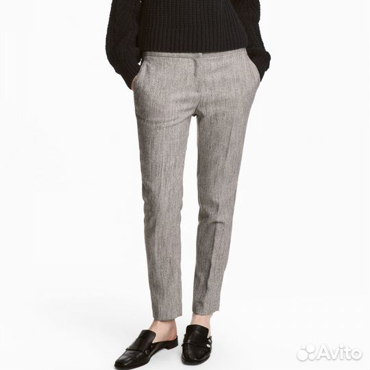 Новые брюки слаксы H&M EU38 (44-46)
