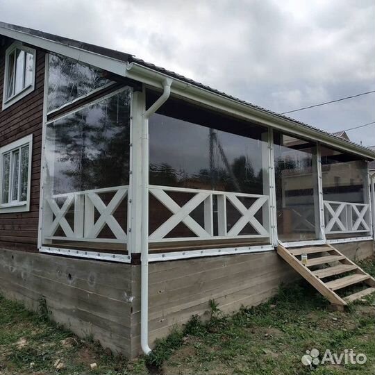 Гибкие, мягкие окна для веранд и беседок