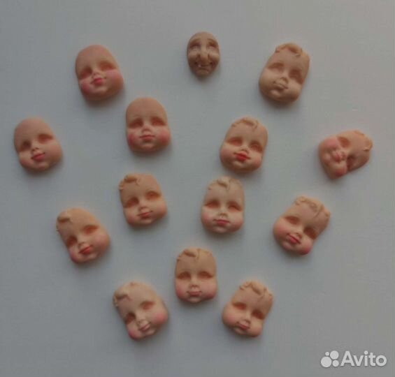 Личики для ватных игрушек