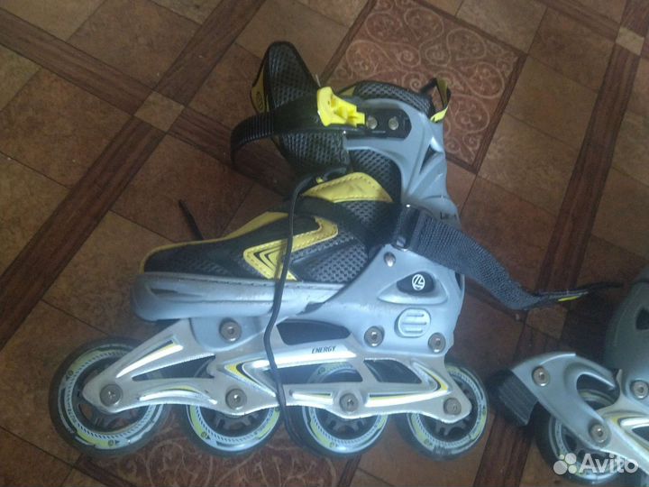 Роликовые коньки детские раздвижные 33-36