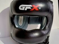 Боксерский шлем с бампером GFX натуральная кожа