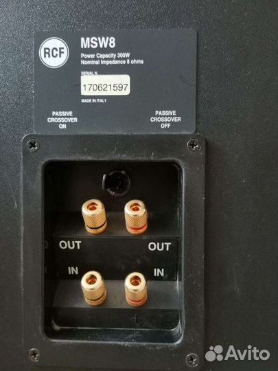 Комплект музыкальной аппаратуры RCF & DB technolog