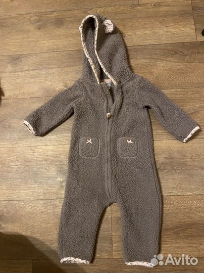 Комбинезон детский carter’s 9 мес кофты флисовые