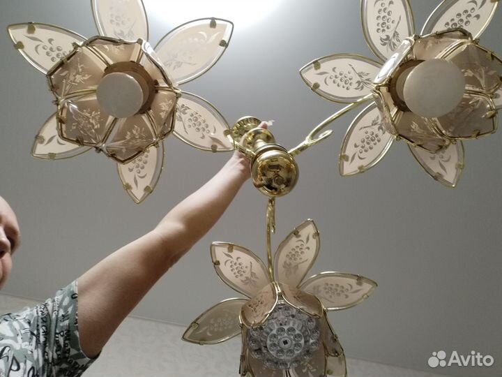 Люстра потолочная бу
