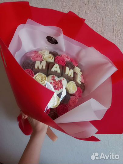 Шоколадный букет для мамы