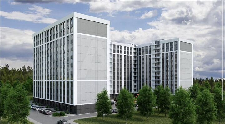 2-к. квартира, 74,6 м², 9/12 эт.