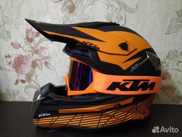 Мото шлем ктм кроссовый KTM мотошлем кросс Новый купить в Москве с ...