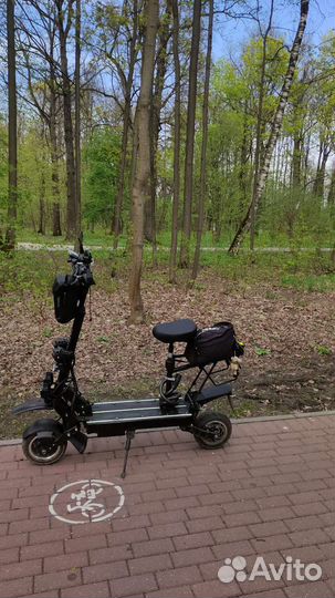 Электросамокат для взрослых бу с сиденьем