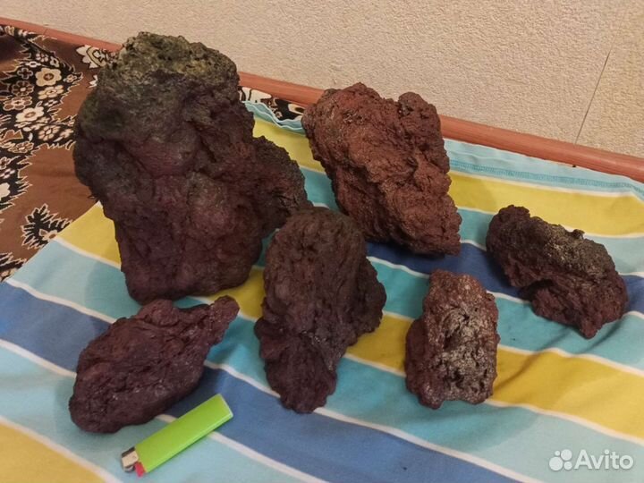 Лава вулканическая для аквариума