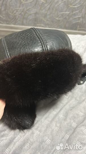 Меховая мужская кепка