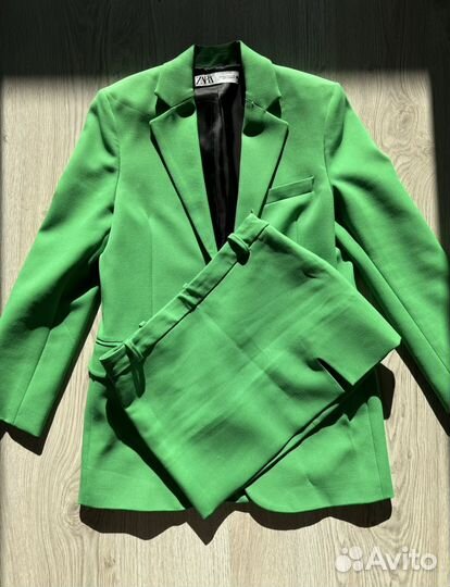 Пиджак юбка zara костюм