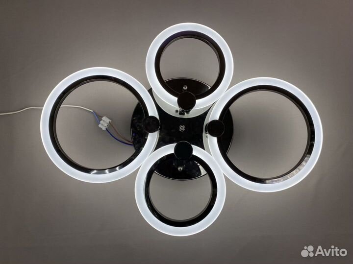 Люстра потолочная Элеганс светодиодная с пультом