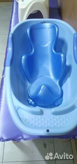 Ванночка для купания с горкой