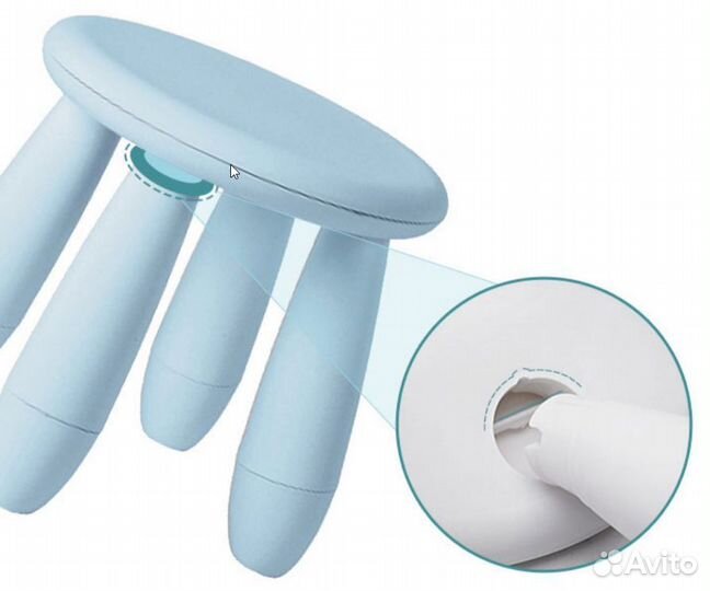 Детский пластиковый табурет (аналог Икеа Маммут)