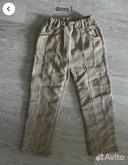 Брючки теплые 116 новые