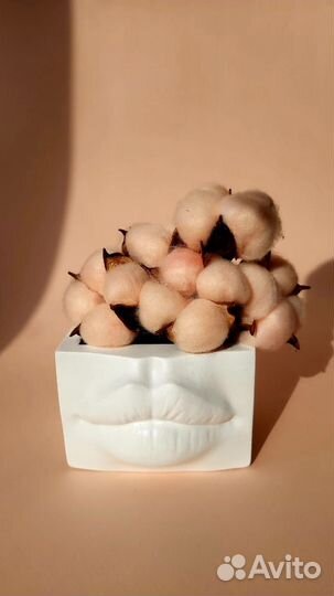 Кашпо из гипса Грут