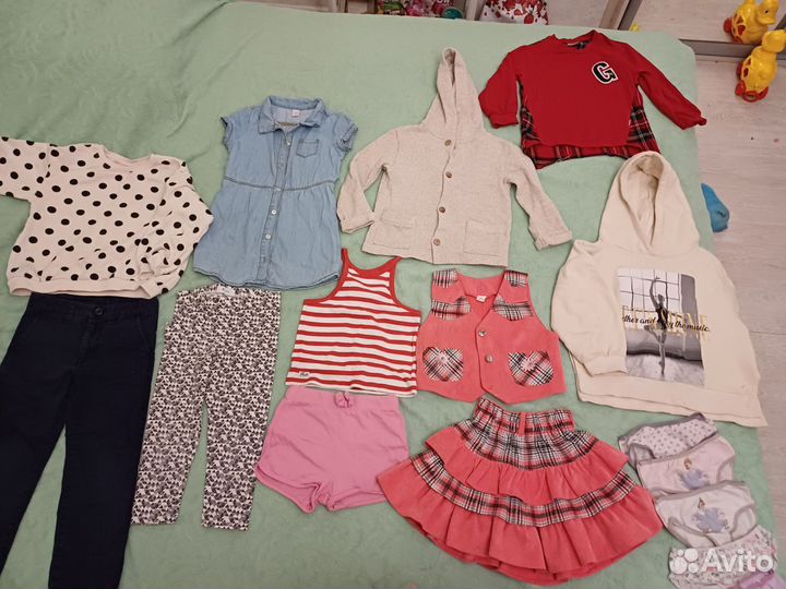 Вещи на девочку 4-5 лет пакетом
