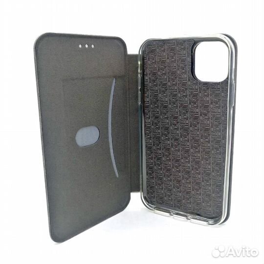 Чехол для iPhone 11 книжка/кожа/со строчкой