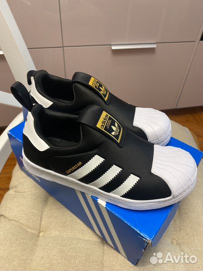 Слипоны adidas superstar 34