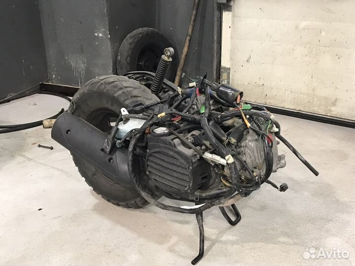 Двигатель Honda Zoomer AF58 карбюратор