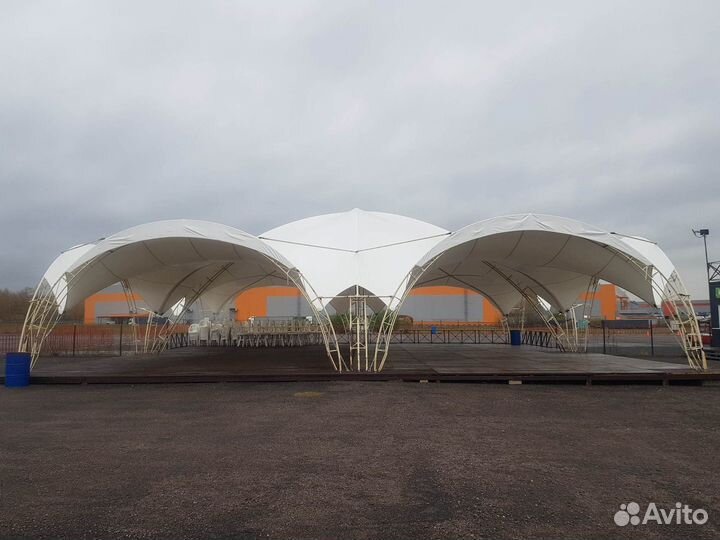 Деревянный шатер