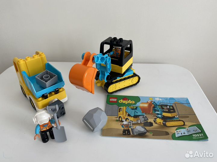 Lego duplo Грузовик и гусеничный экскаватор 10931