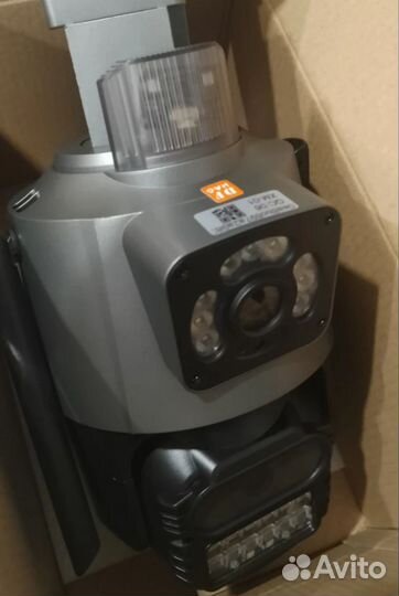 Камера видеонаблюдения wifi с двумя объективами