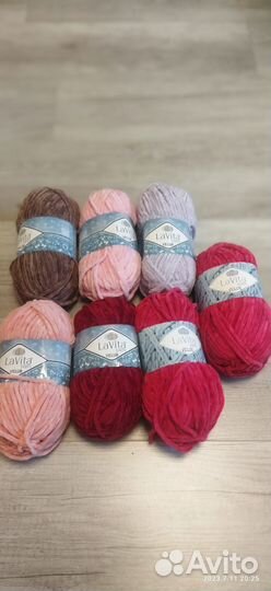 Пряжа плюшевая lavita velur