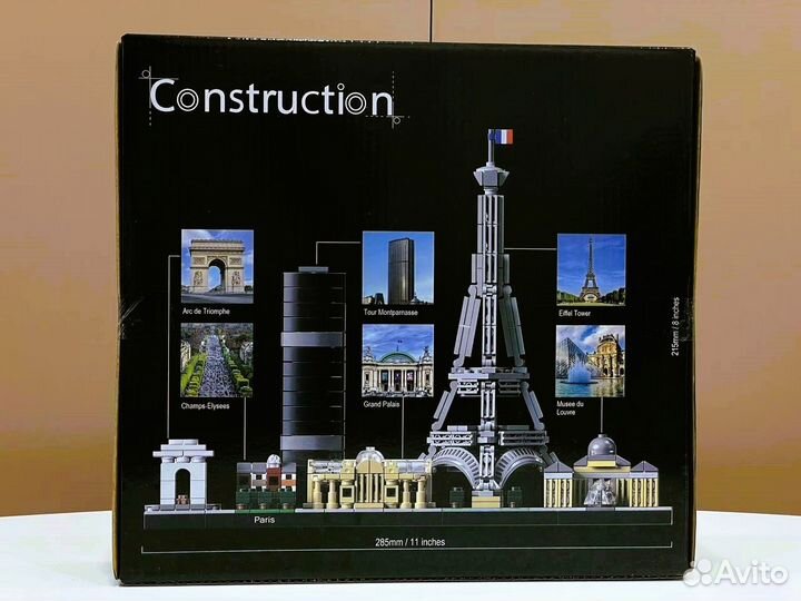 Конструктор Архитектура 21044 Париж (Аналог Лего)