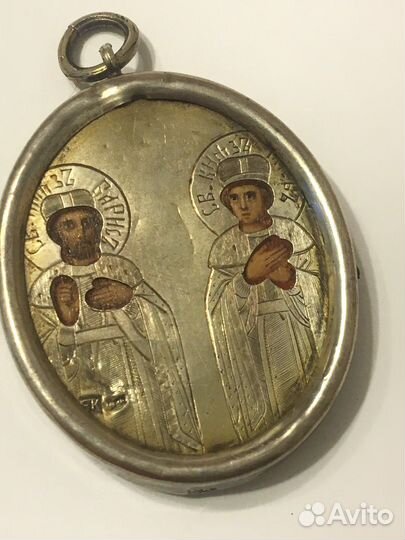 Дорожная Икона. Царизм. Серебро