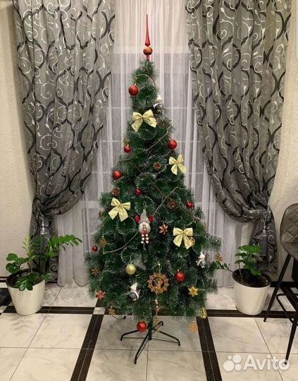 Елка искусственная пушистая Новая Сосна Новогодняя