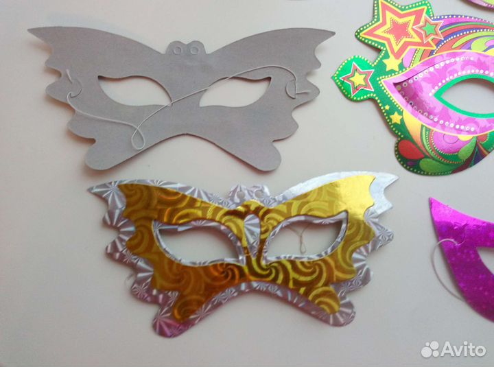 Маска картон новогодняя цена за все