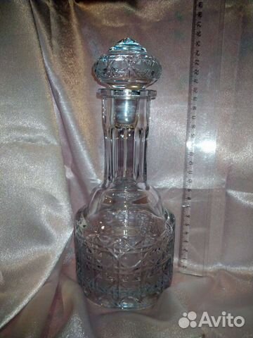 Хрусталь:графин, фужеры, рюмки