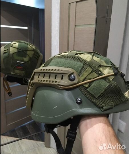 Рельсы на шлем, олива