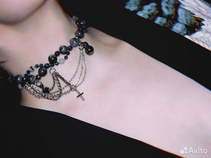 Чокер из натуральных камней / Ожерелье