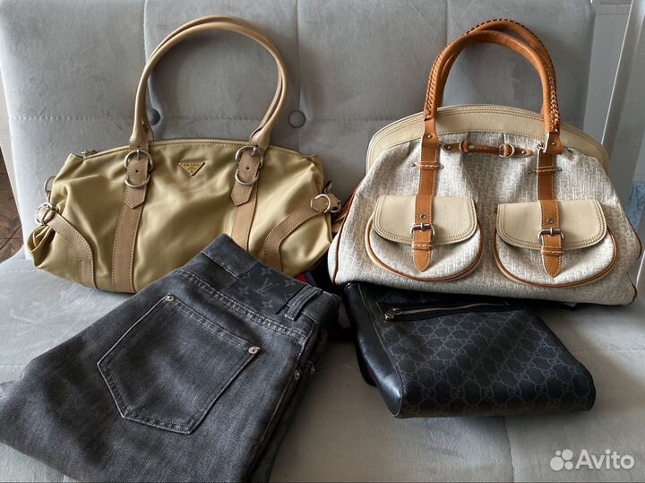 Винтажные сумки Gucci, Prada, Dior