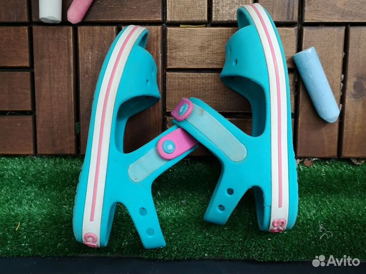 Сандалии босоножки Crocs j2 кроксы девочке