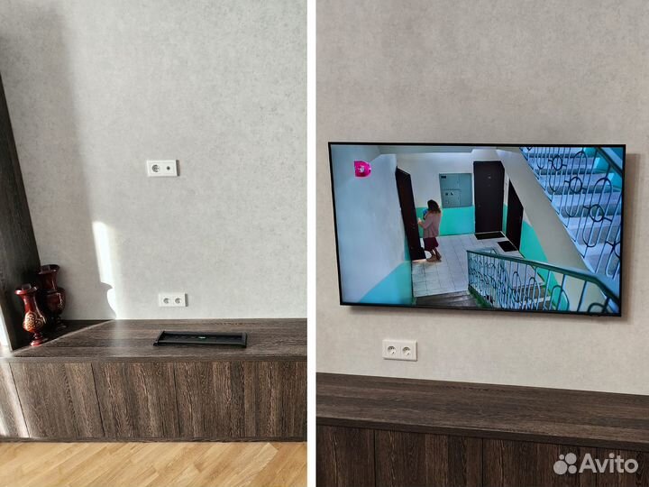 Муж на час, мастер на час, повесить телевизор