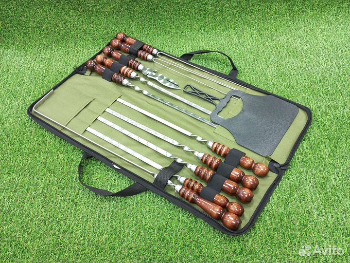 Опт и розница набор шампуров в футляре Уфа