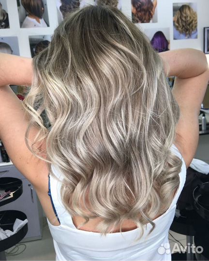 Стрижка и окрашивание волос