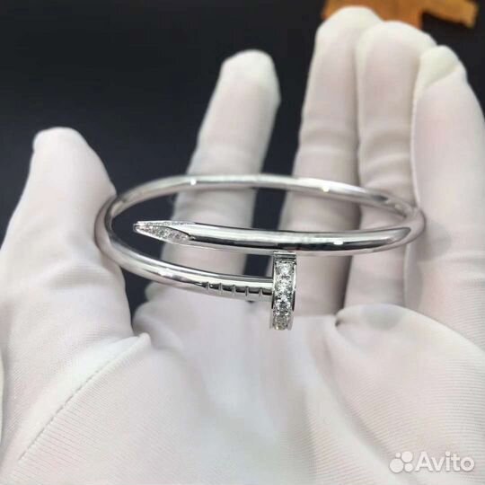 Браслет Cartier из белого золота 0,5ct