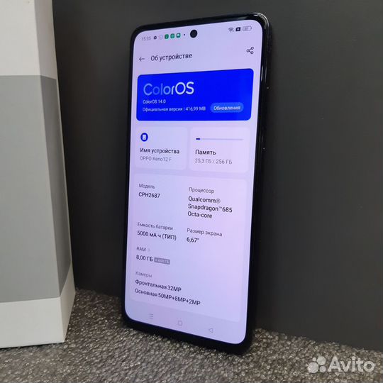 OPPO Reno12 F 4G, 8/256 ГБ