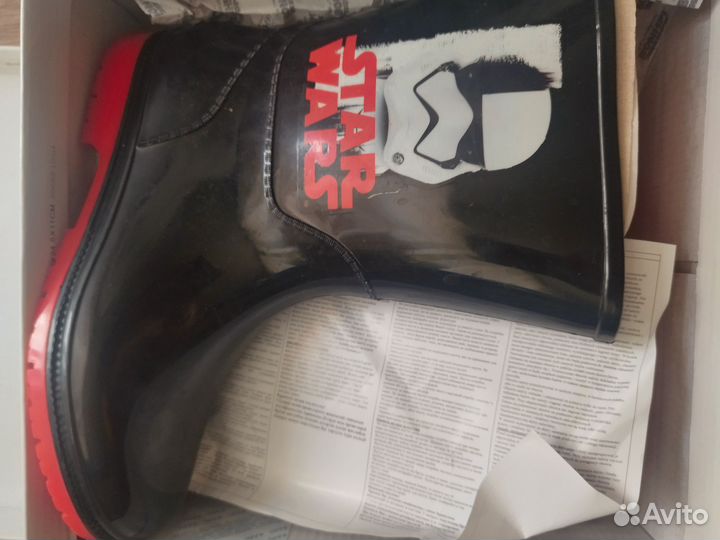 Детские резиновые сапоги