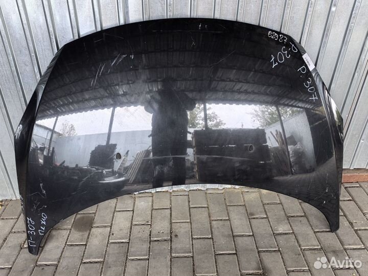 Капот Пежо 307 с 2005-2008 год Рестайлинг