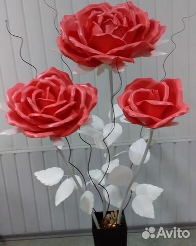 Ростовые цветы из изолона