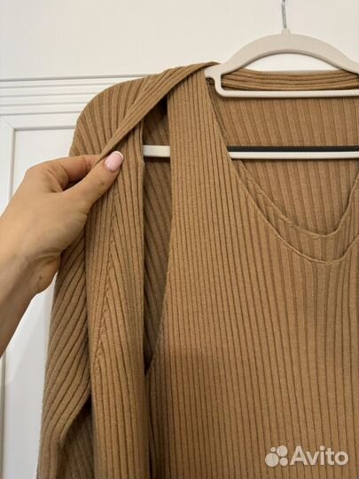 Кардиган и платье двойка комплект