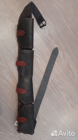 Патронташ 12 калибр из натуральной кожи