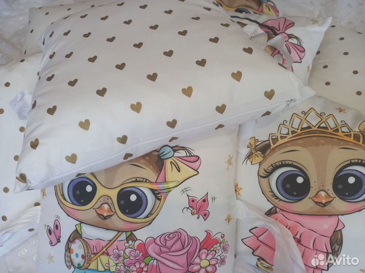 Бортики в детскую кроватку