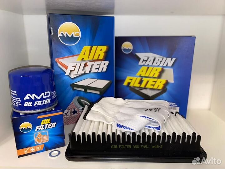 Комплект фильтров для то Kia Rio,Hyundai Solaris